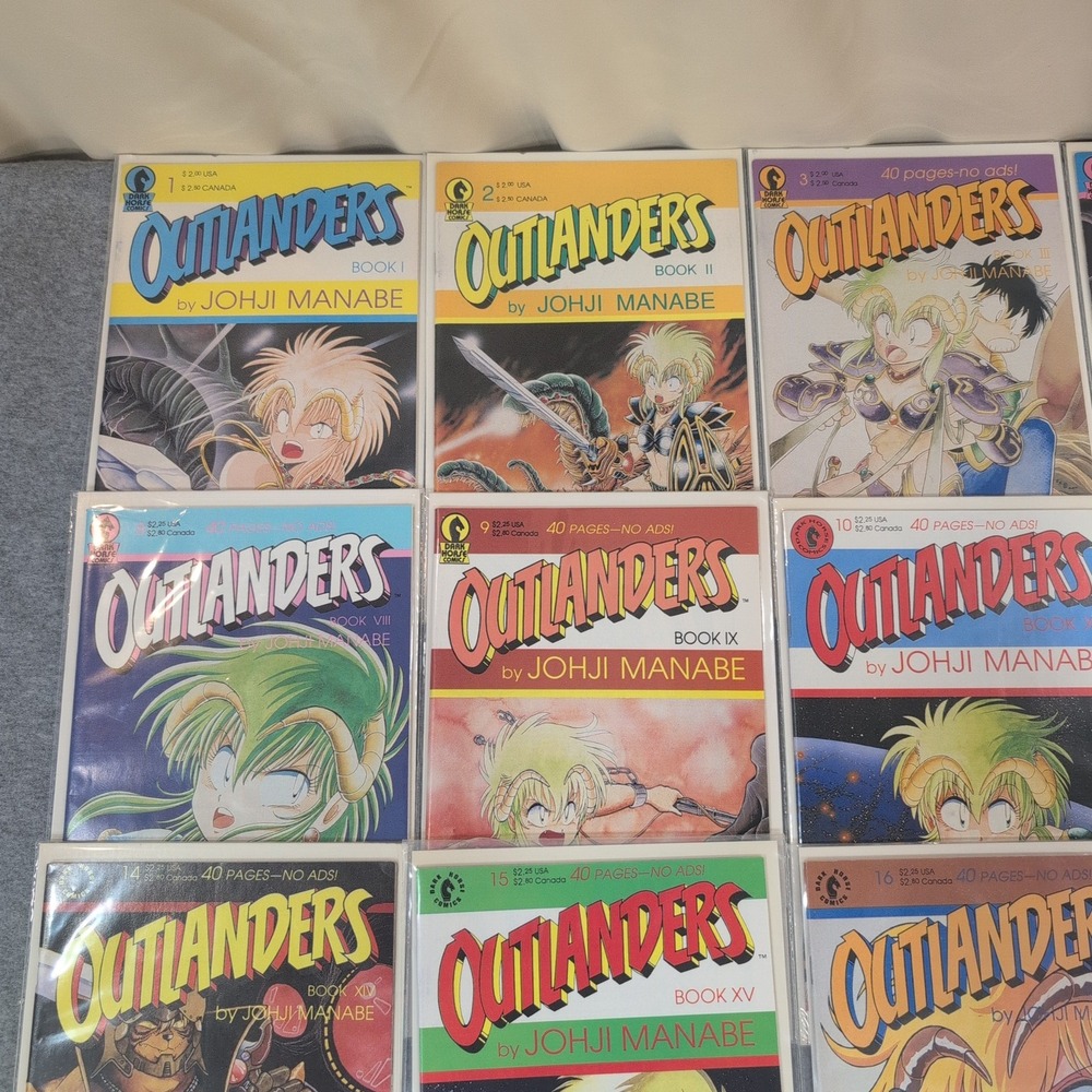 Outlanders Manga Comic Lot Dark Horse Johji Manabe Books 1-26 Mixed NF 22 Issues - Picture 2 of 7